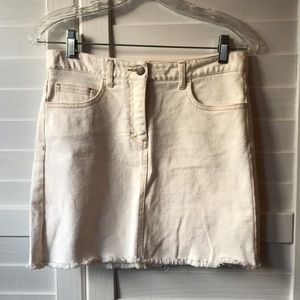 Theory denim mini skirt size 2